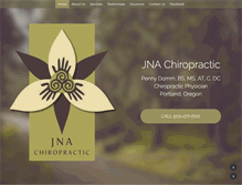 Tablet Screenshot of jnachiropractic.com